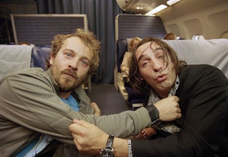 Jocelyn Quivrin et Jean Dujardin, fév. 2011 Jocelyn Quivrin et Jean Dujardin
