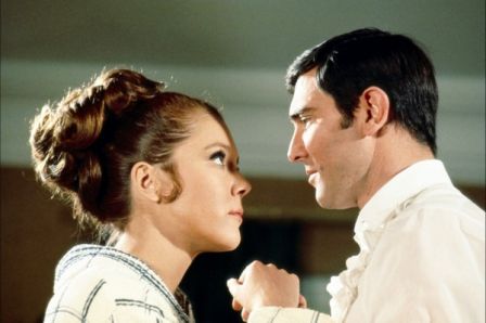 Diana Rigg et George Lazenby, sept. 2011 Diana Rigg et George Lazenby